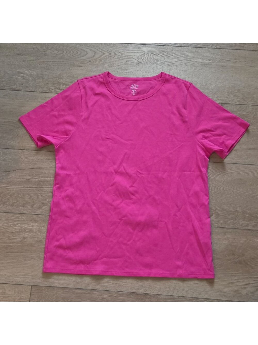 J.Crew Perfect Fit Pink Cotton Short Sleeve T-Shirt Womens 2X
